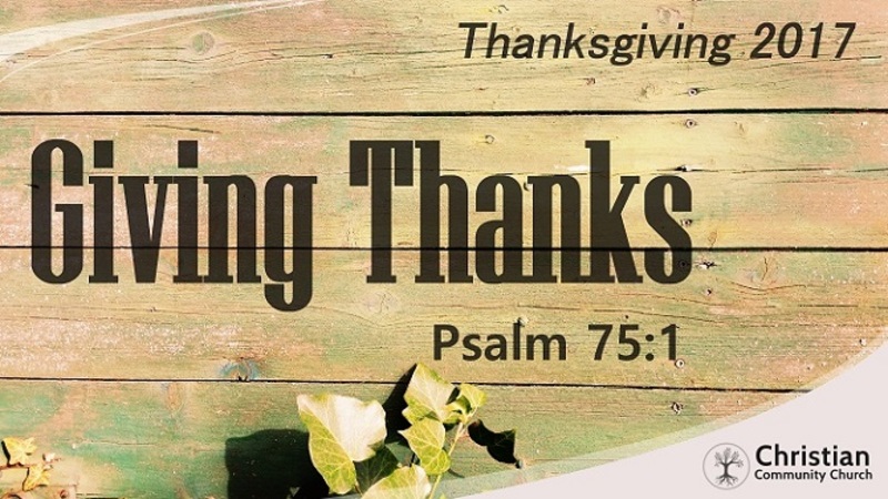 Giving Thanks